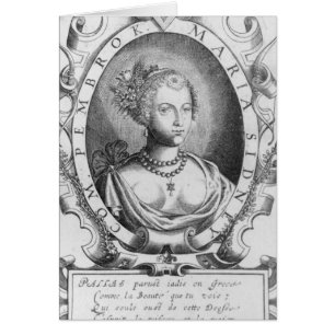 Portrait von Mary Sidney, Grafschaft von Pembroke