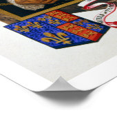 Portrait von Mary Tudor, aus "Memoiren des Hofes Poster (Ecke)