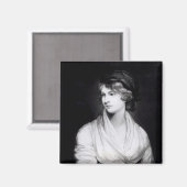 Portrait von Mary Wollstonecraft Godwin Magnet (Vorderseite/Rückseite)