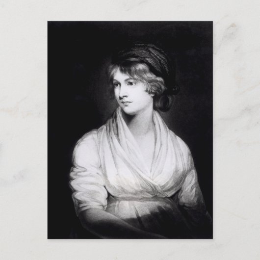 Portrait von Mary Wollstonecraft Godwin Postkarte (Vorderseite)