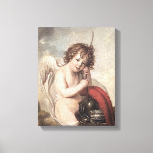 Portrait von Master Oswald Fawcett als Cupid (Öl a Leinwanddruck (Vorderseite)