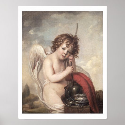 Portrait von Master Oswald Fawcett als Cupid (Öl a Poster (Vorne)