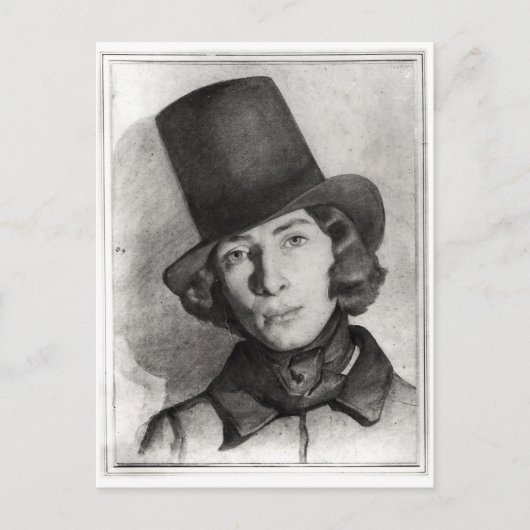 Portrait von Maurice Sand Postkarte (Vorderseite)
