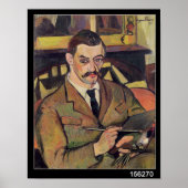 Portrait von Maurice Utrillo 1921 Poster (Vorne)