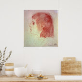 Portrait von Maurice Utrillo als Kind Poster (Küche)