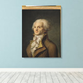 Portrait von Maximilien de Robespierre Leinwanddruck (Insitu (Holzboden))