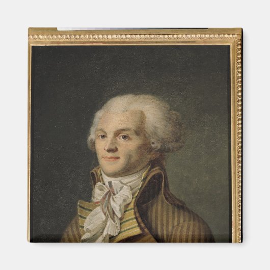 Portrait von Maximilien de Robespierre Magnet (Vorne)