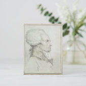 Portrait von Maximilien de Robespierre Postkarte (Stehend Vorderseite)