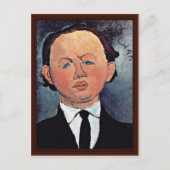 Portrait von Mechanik durch Modigliani Amedeo Postkarte (Vorderseite)
