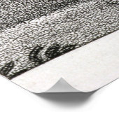 Portrait von Meriwether Lewis graviert Poster (Ecke)