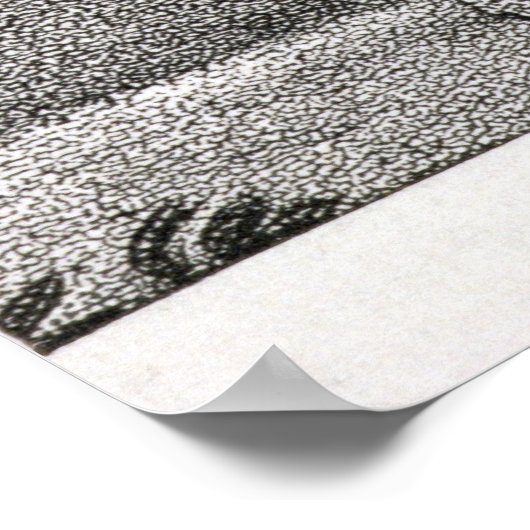 Portrait von Meriwether Lewis graviert Poster (Ecke)