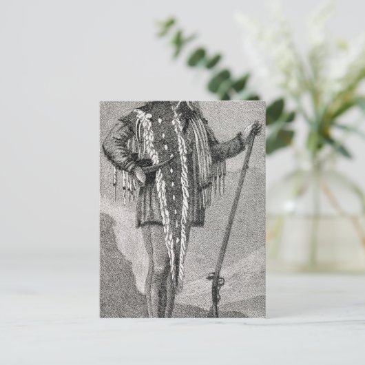 Portrait von Meriwether Lewis graviert Postkarte (Stehend Vorderseite)