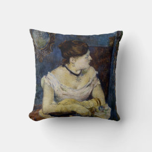Portrait von Mette Gaugin, Die Ehefrau der Künstle Kissen