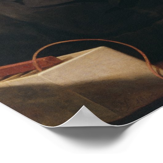 Portrait von Michael Faraday 1841-42 Poster (Ecke)