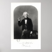 Portrait von Michael Faraday Poster (Vorne)
