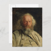 Portrait von Michail Alexandrowitsch Bakunin 1871 Postkarte (Vorne/Hinten)