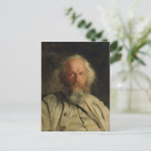 Portrait von Michail Alexandrowitsch Bakunin 1871 Postkarte (Stehend Vorderseite)