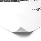 Portrait von Michel de Montaigne Poster (Ecke)