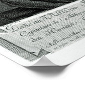 Portrait von Michel Nostradamus Poster (Ecke)