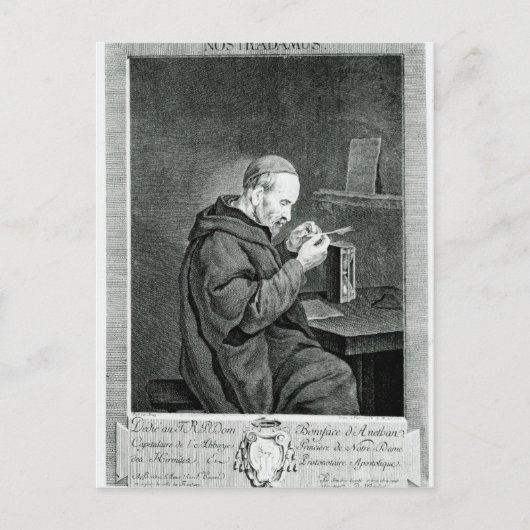 Portrait von Michel Nostradamus Postkarte (Vorderseite)