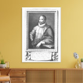 Portrait von Miguel de Cervantes Saavedra Leinwanddruck (Insitu (Wohnzimmer))