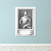 Portrait von Miguel de Cervantes Saavedra Leinwanddruck (Insitu (Holzboden))