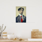Portrait von Mikhail Kuzmin , 1909 Poster (Küche)