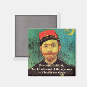 Portrait von Milliet, The Lover von Vincent van Go Magnet (Vorderseite/Rückseite)