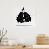 Portrait von Minamoto Yoritomo Poster (Küche)