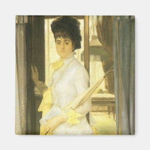 Portrait von Miss Lloyd von Tissot, Vintages Portr Magnet