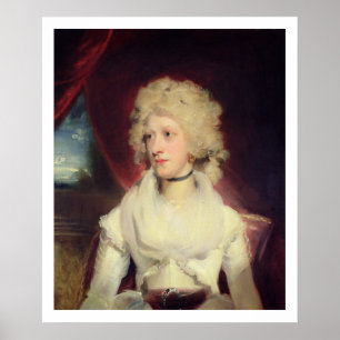Portrait von Miss Martha Carr (Öl auf Leinwand) Poster