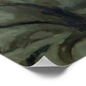 Portrait von Modest Petrovich Moussorgsky 1881 Poster (Ecke)