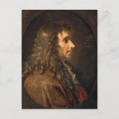 Portrait von Moliere 1660 Postkarte (Vorderseite)