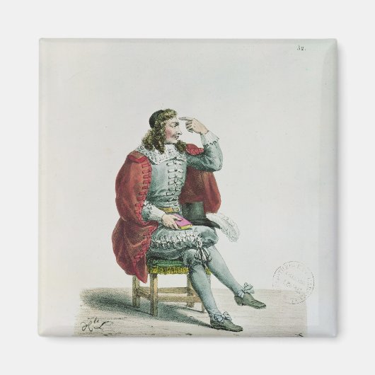 Portrait von Moliere in der Rolle von Arnolfe Magnet (Vorne)