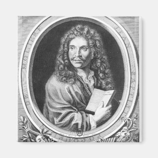 Portrait von Moliere Magnet (Vorne)