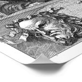 Portrait von Moliere Poster (Ecke)