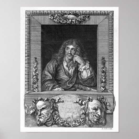 Portrait von Moliere Poster (Vorne)