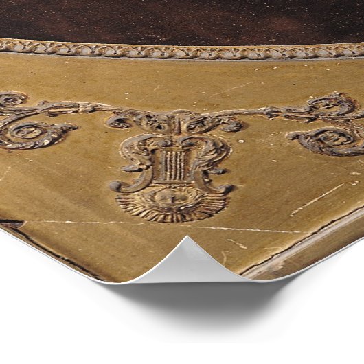 Portrait von Moliere Poster (Ecke)