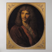 Portrait von Moliere Poster (Vorne)
