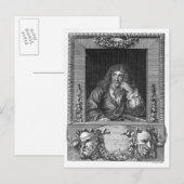 Portrait von Moliere Postkarte (Vorne/Hinten)