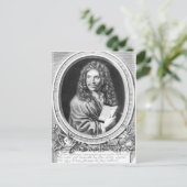 Portrait von Moliere Postkarte (Stehend Vorderseite)