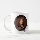 Portrait von Molière von Pierre Mignard (c. 1658) Kaffeetasse (Links)