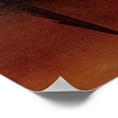 Portrait von Montezuma II Poster (Ecke)