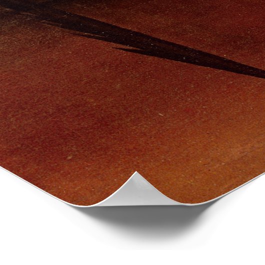 Portrait von Montezuma II Poster (Ecke)