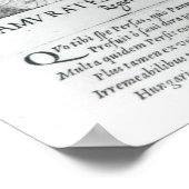 Portrait von Murad III Poster (Ecke)