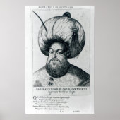 Portrait von Murad III Poster (Vorne)