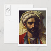 Portrait von Mustapha Postkarte (Vorne/Hinten)
