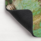 Portrait von mutig gefärbtem Jemen Chameleon Mousepad (Ecke)