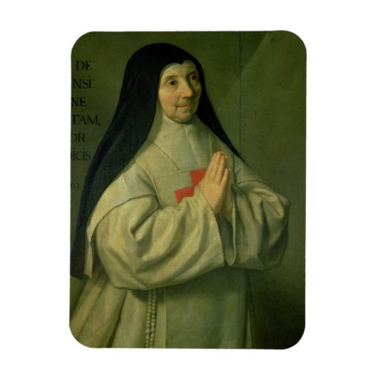 Portrait von Mutter Catherine-Agnes Arnauld (1593- Magnet (Vertikal)