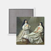 Portrait von Mutter Catherine-Agnes Magnet (Vorderseite/Rückseite)